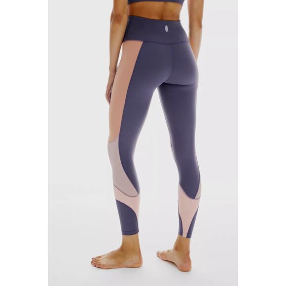 FP Movement Free People Topaz Colorblock Leggings, Purple, Small - Picture 3 of 8
